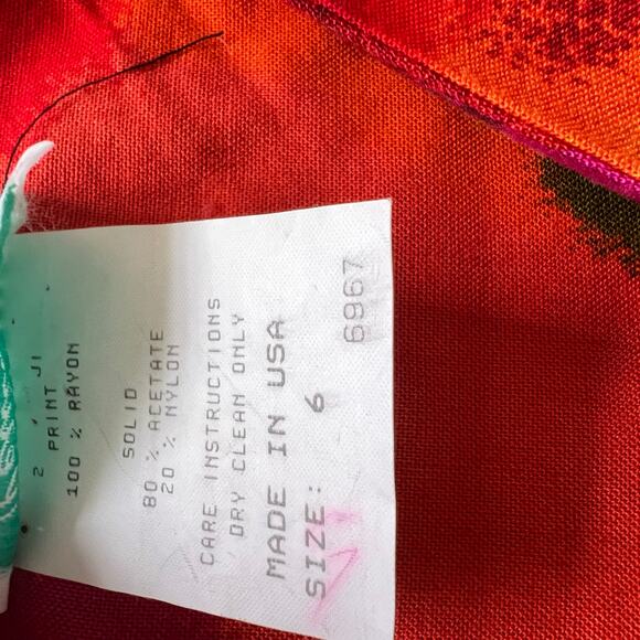 Vintage Colorful Artsy Women's Open Lightweight Blazer Cardigan Blouse Top Shirt - Picture 6 of 7